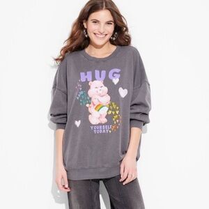 Care bear hug graphic sweatshirt